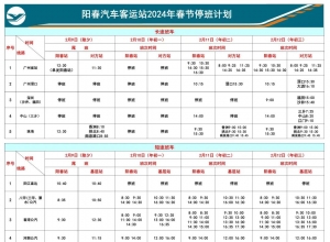 关注！阳春市春节活动集合、出行管制等通告......